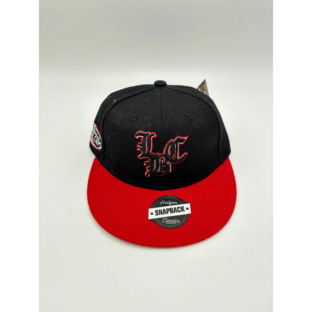 Headgear Classic Negro League Louisville Black Caps Youth Snapback Hat Black Red